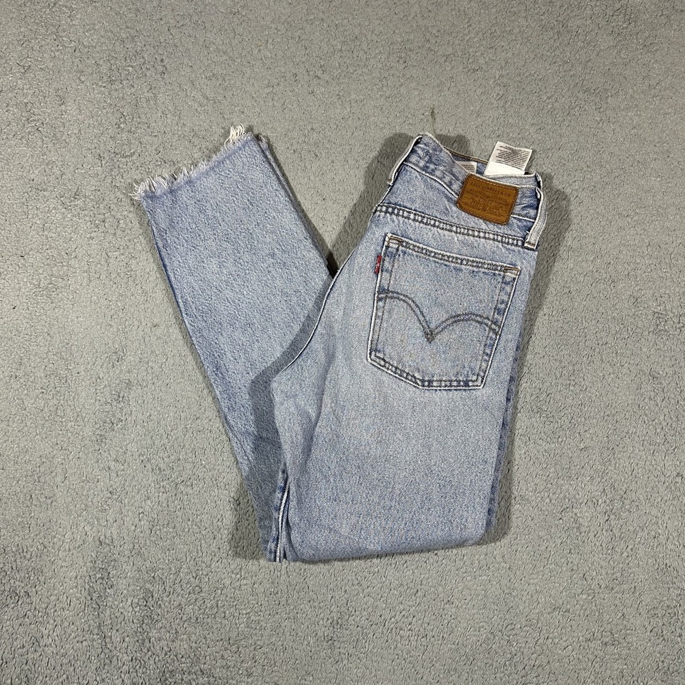 Levi's Premium Wedgie Straight Jeans Women's 26 High Rise Button Fly #3888